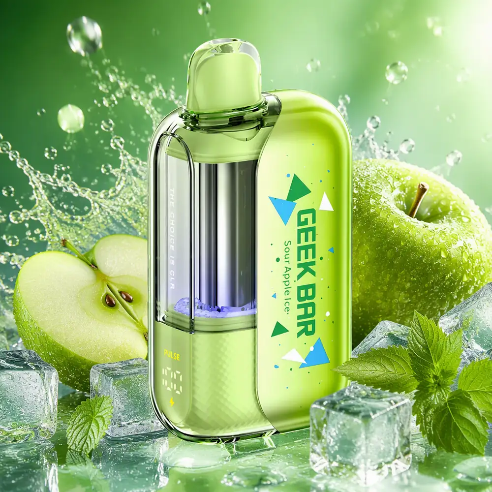 Geek Bar CLR 50K Disposable Vape - Sour Apple Ice