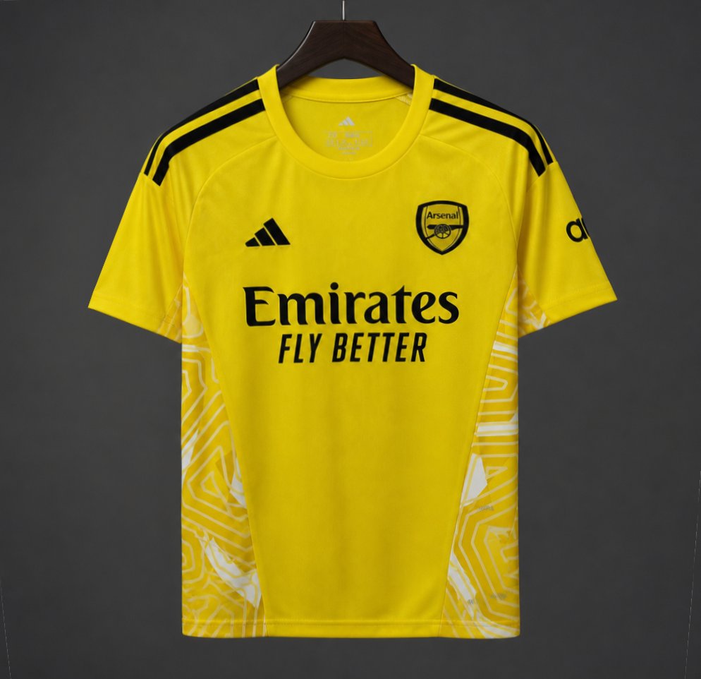 26/27 Arsenal Goalkeeper Yellow/White Jersey  S-XXL - musan