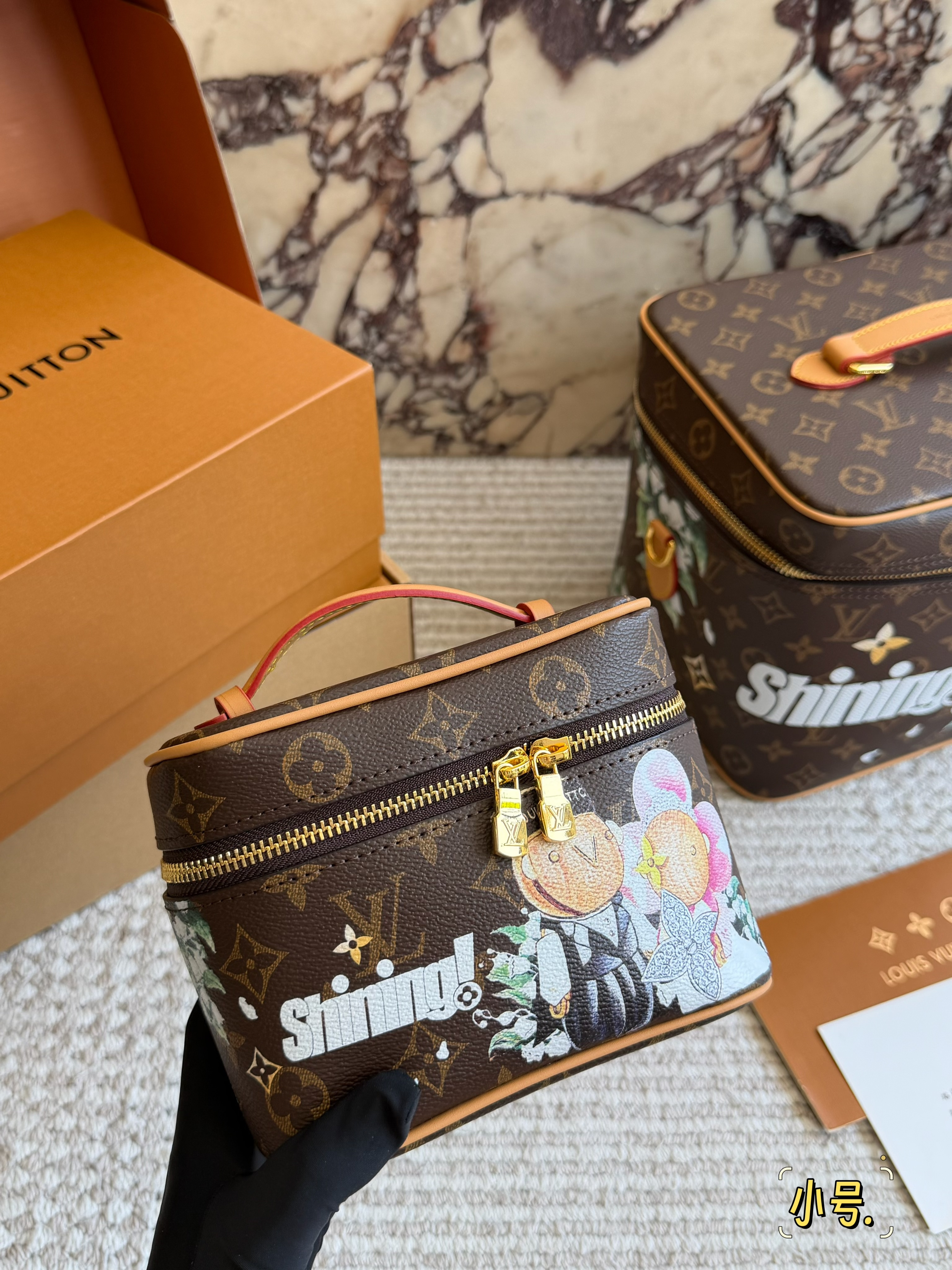Louis Vuitton LV Monogram Canvas Vivienne Couple Floral 