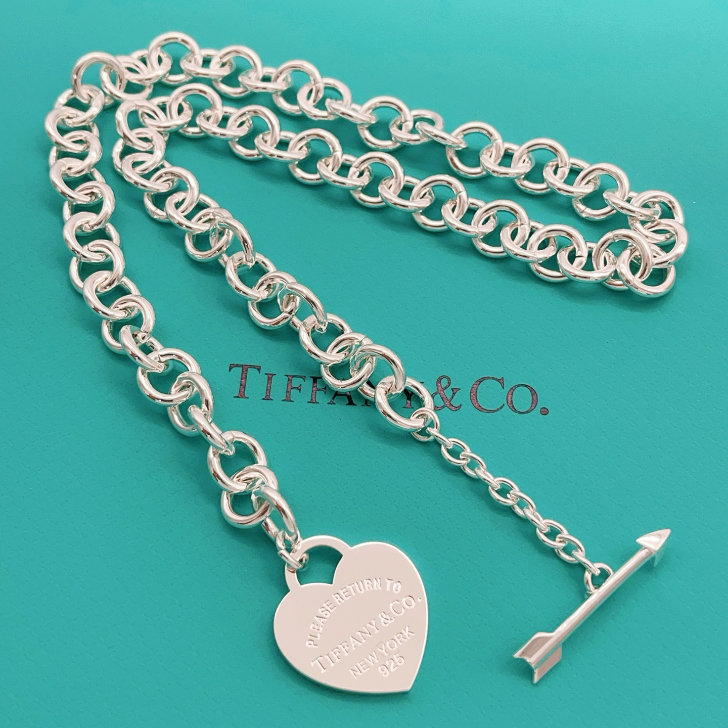 Tiffany Heart Toggle Necklace