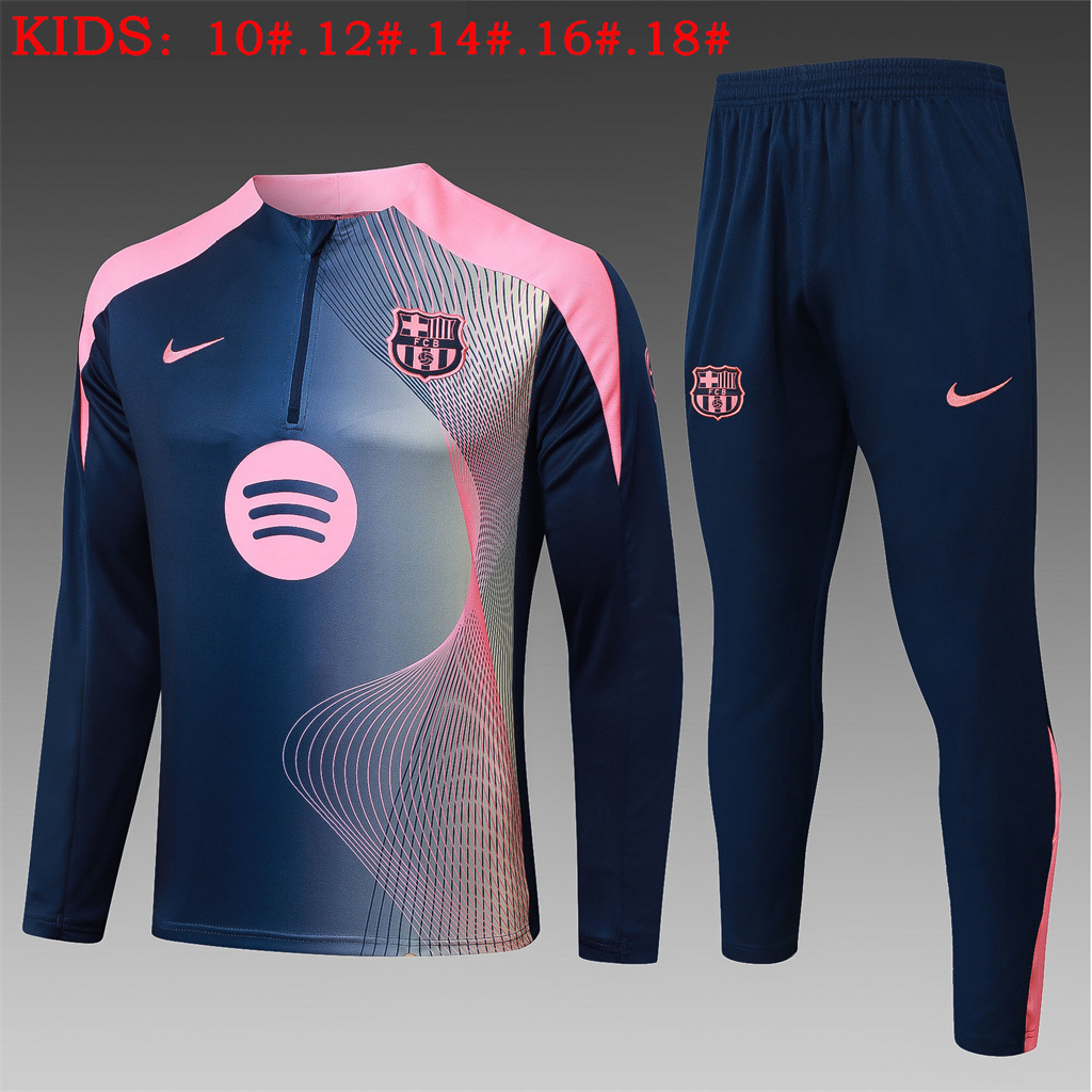 Barcelona Kids Training Suit 25/26 | Soc Jersey - Premium Football Jersey