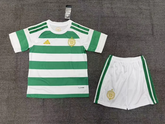 Kids Celtic Home Jersey Suit & Socks 26/27 | Soc Jersey - Premium Football Jersey