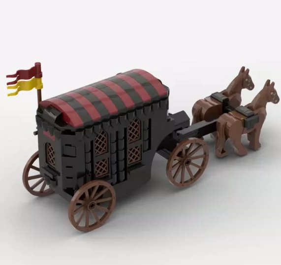 MOC 127645 - Lion Knights' Carriage