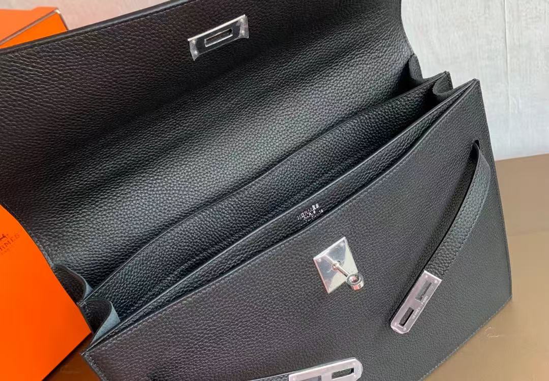 Hermes Kelly briefcase men's bag
