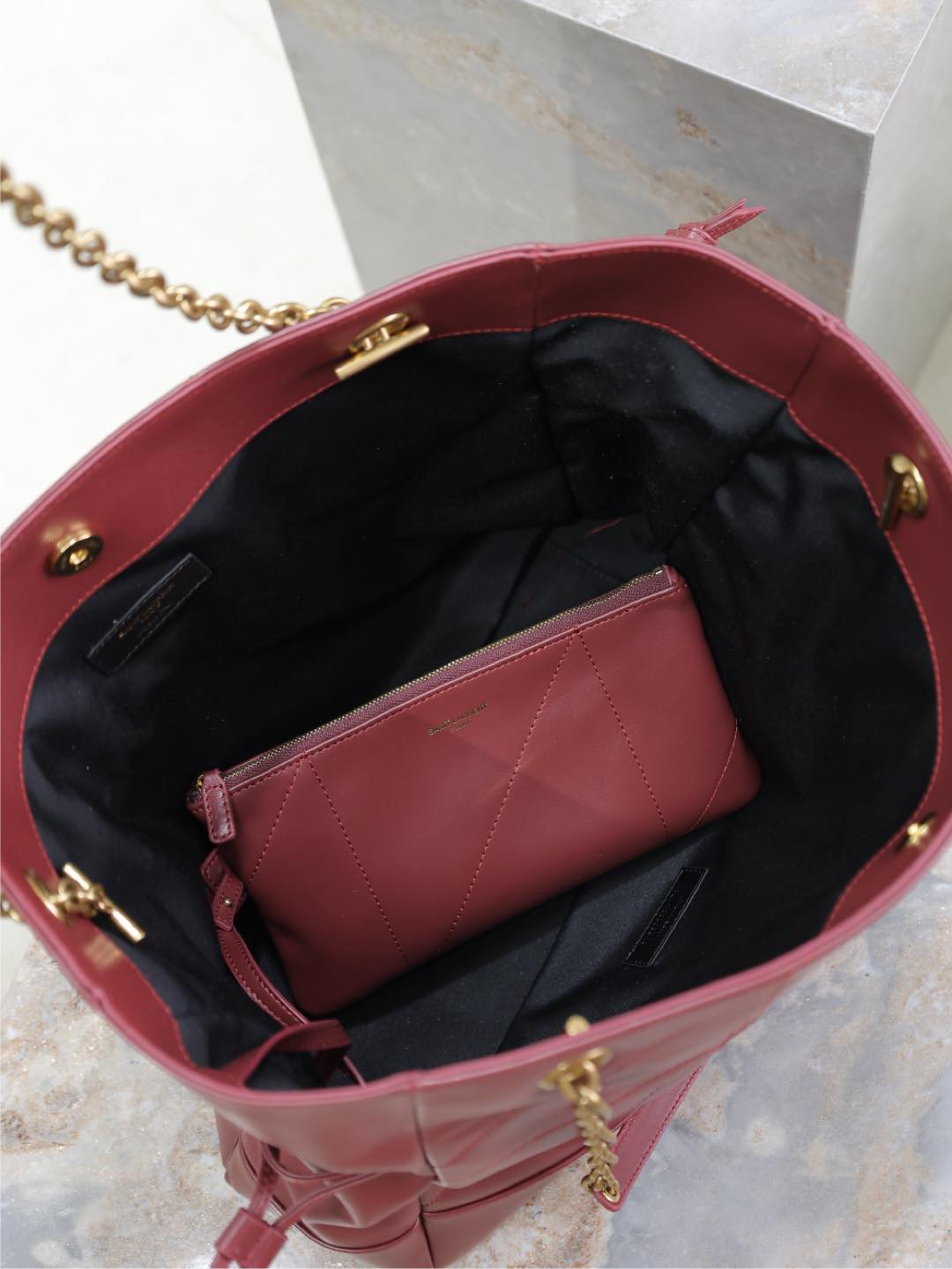 Saint Laurent  YSL JAMIE lambskin tote bag