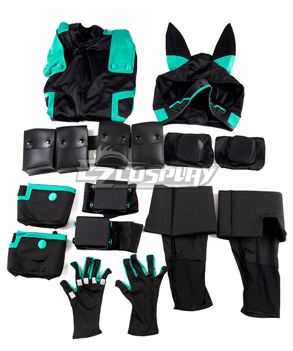 MHA World Heroes Mission Boku No Hero Akademia Izuku Midoriya Deku Winter Suit Cosplay Costume