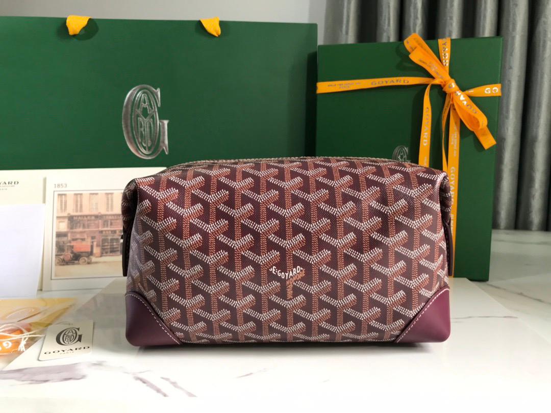 Goyard cosmetic bag