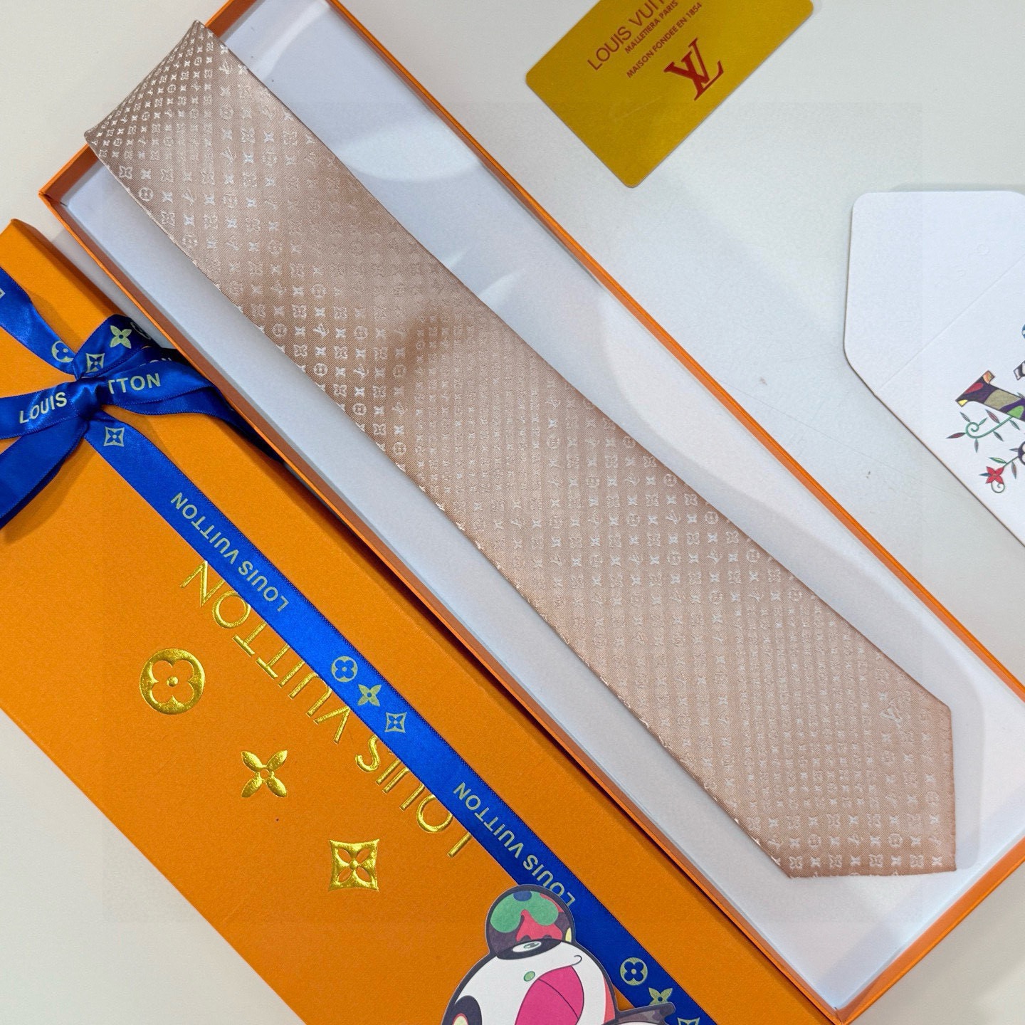 Men's LV Monogram Tie