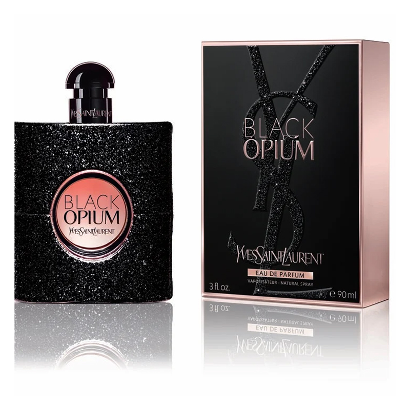 YSL Saint Laurent Black Opium Eau de Parfum for Women 90 mL / 3.04 – Luxury Coffee Vanilla Designer Perfume, Long Lasting Warm Spicy Fragrance
