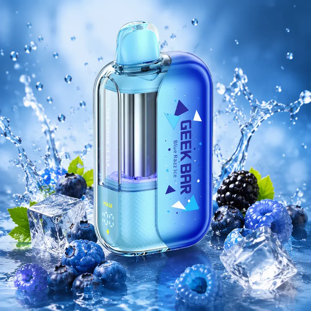 Geek Bar CLR 50K Disposable Vape - Blue Razz Ice