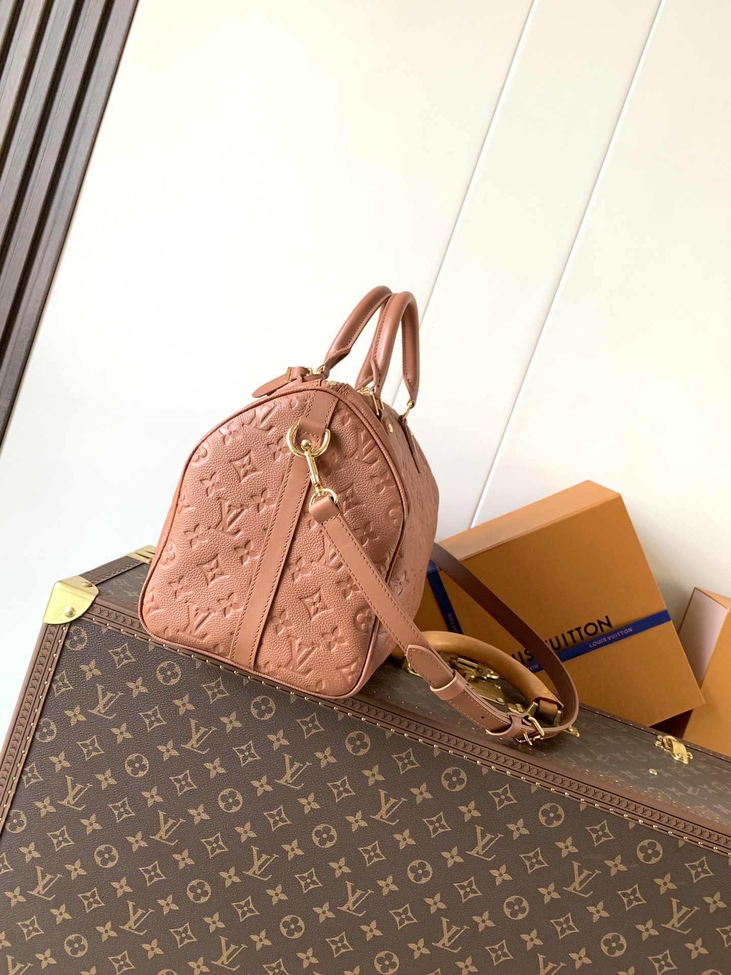 M28660 Speedy Soft 30 in Brown Monogram Empreinte Leather