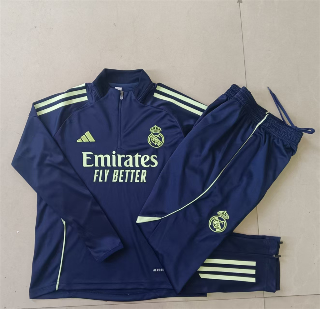 Real Madrid Kids Training Suit 25/26 | Soc Jersey - Premium Football Jersey