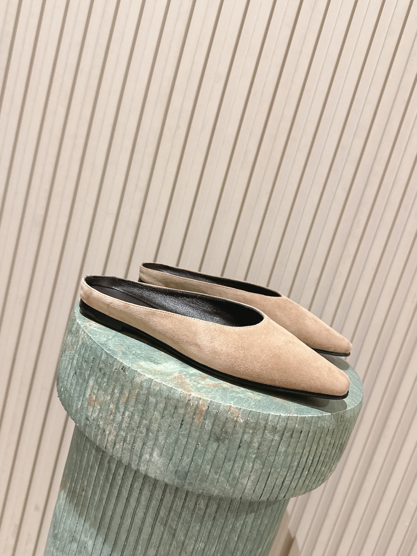 The Row Suede leather Mule