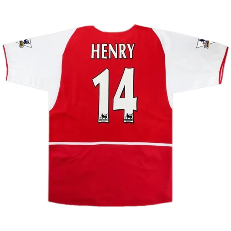 02-04 Arsenal Henry #14 Retro Jersey Home Replica 2002/04
