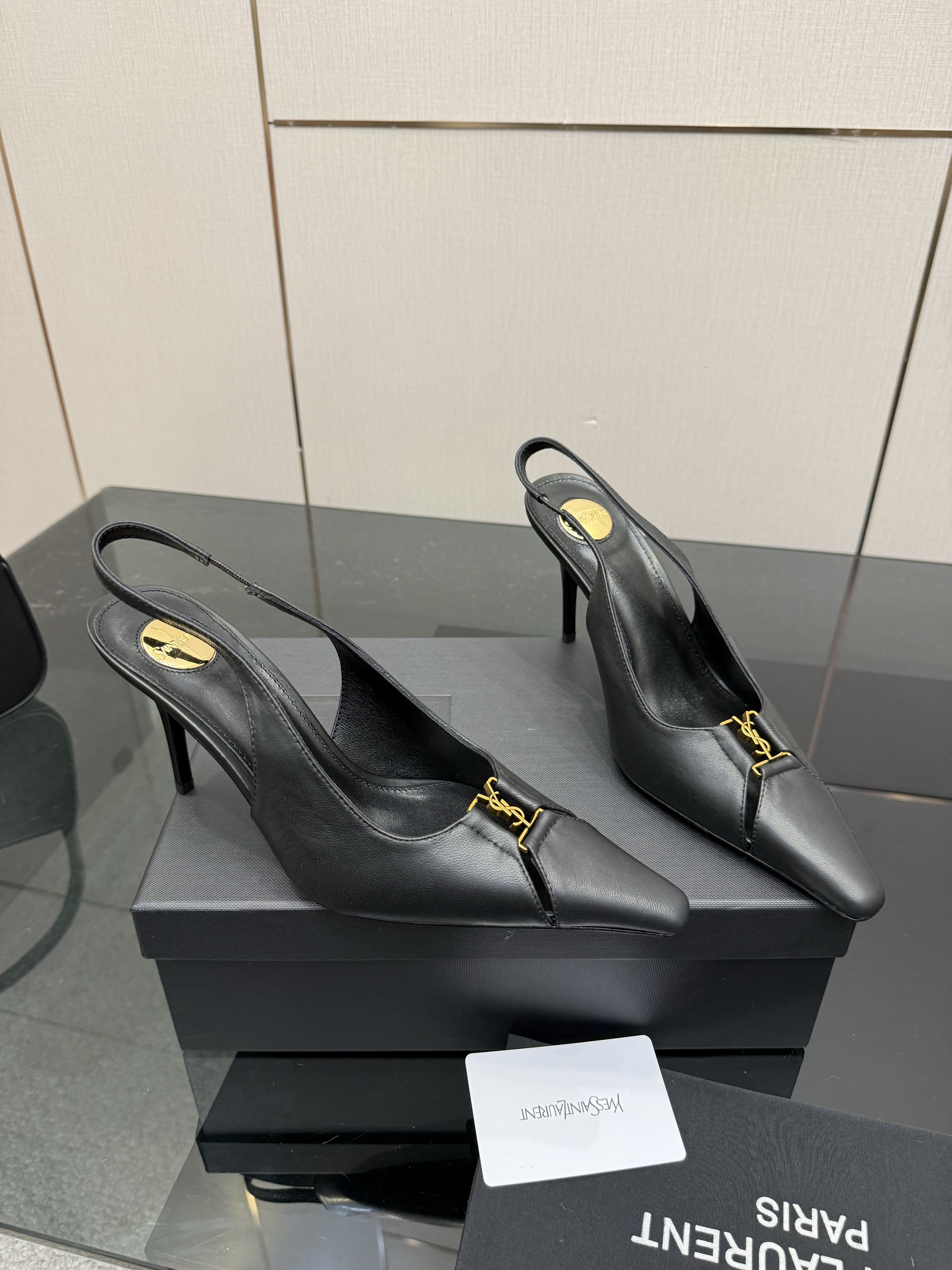 Saint Laurent Babylone Breteui Slingback