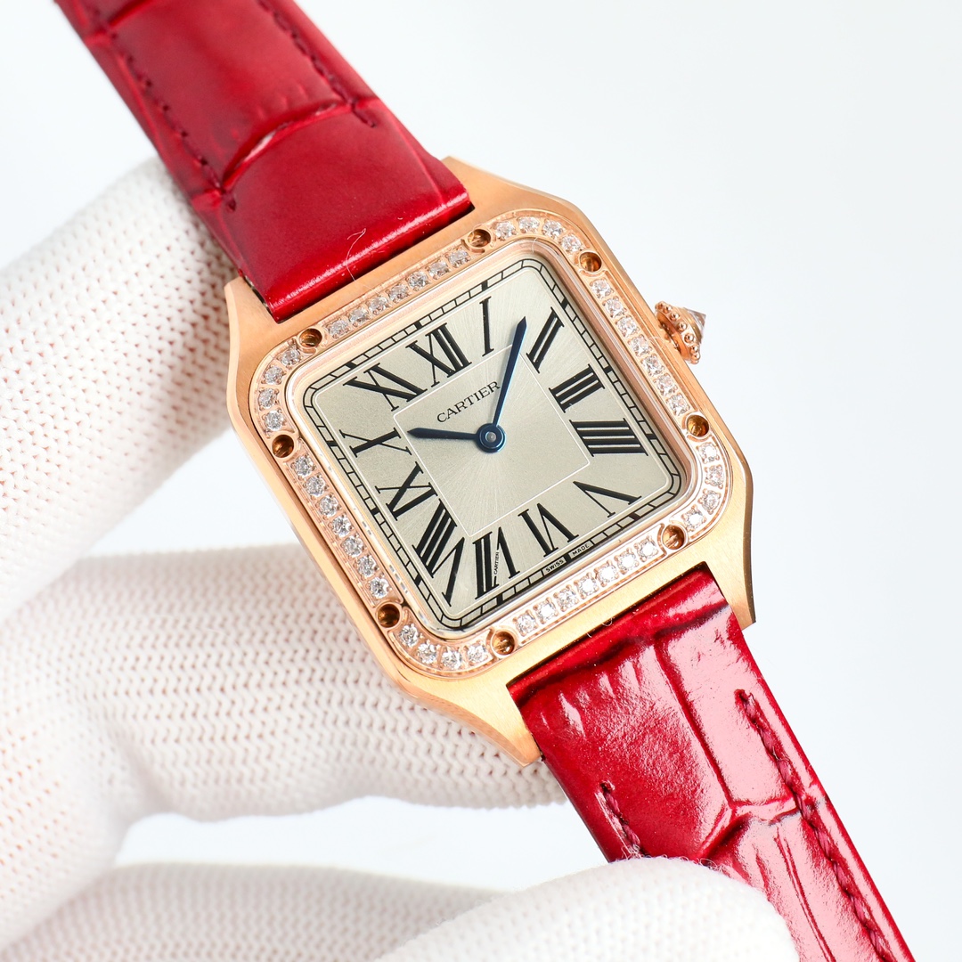 Cartier Small Santos de Cartier Quarts Watch