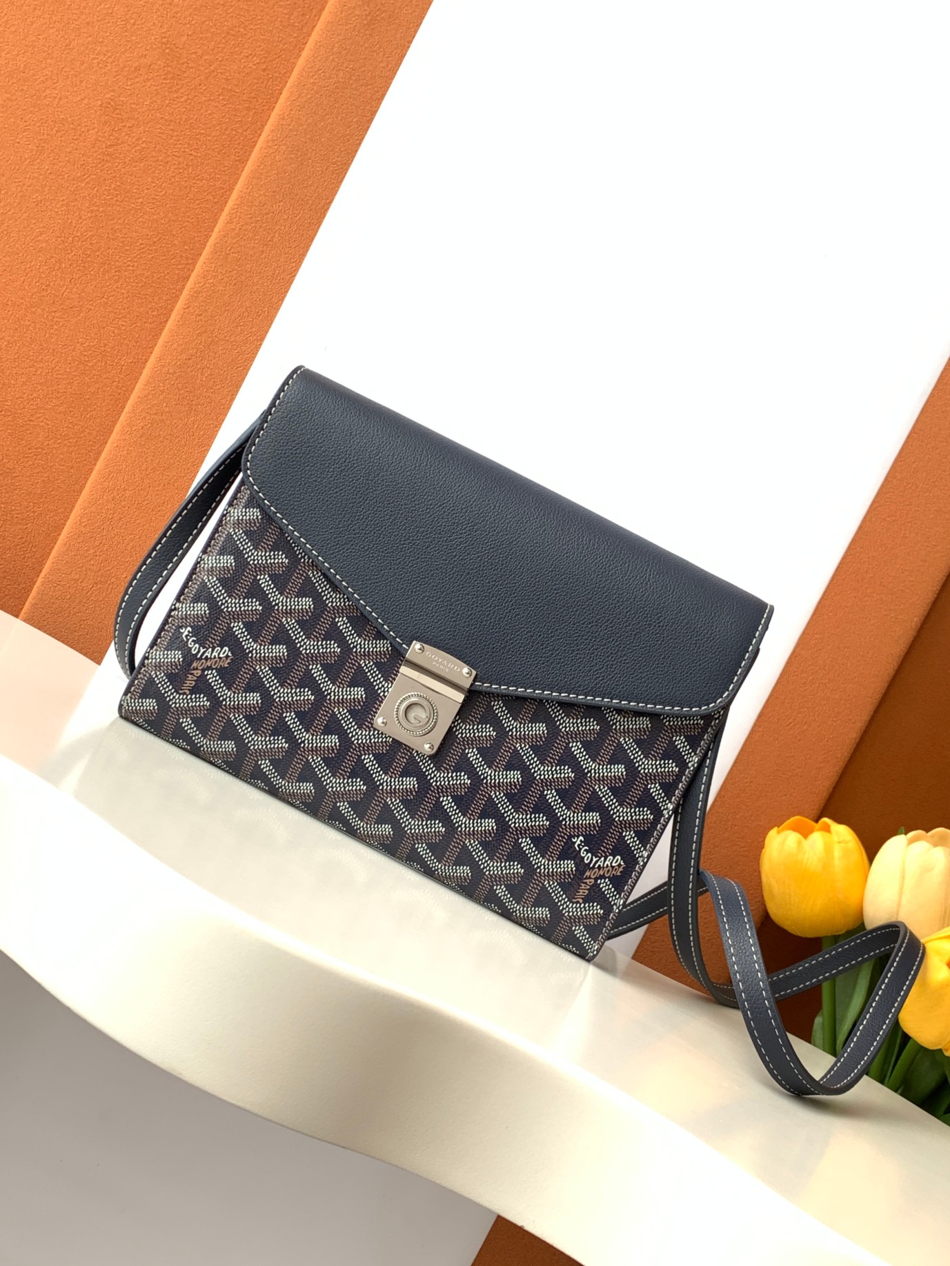 Goyard Bag Chypre Pouch-Wallet  Cowhide 8218