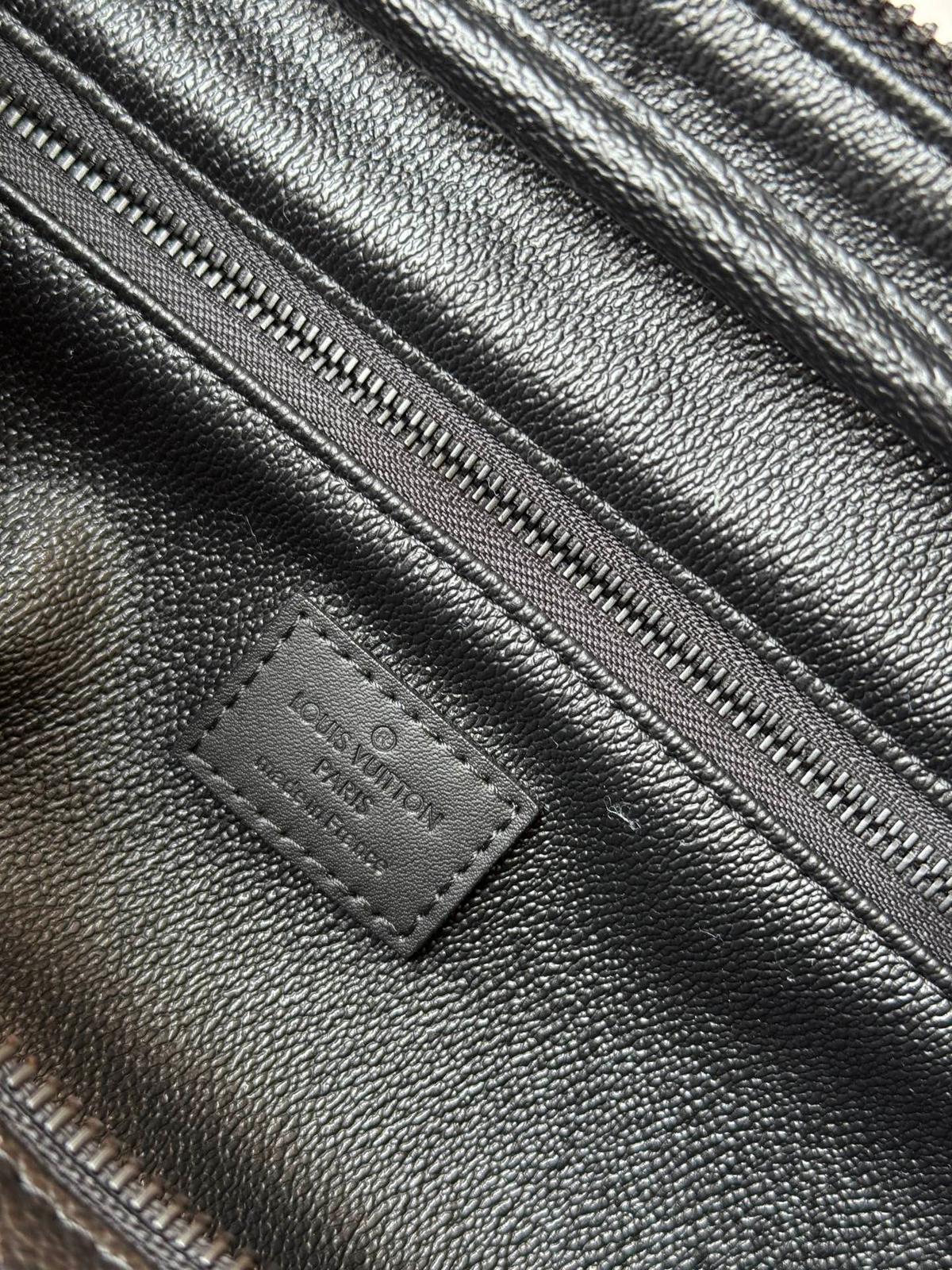 Louis Vuitton lv black toiletry bag