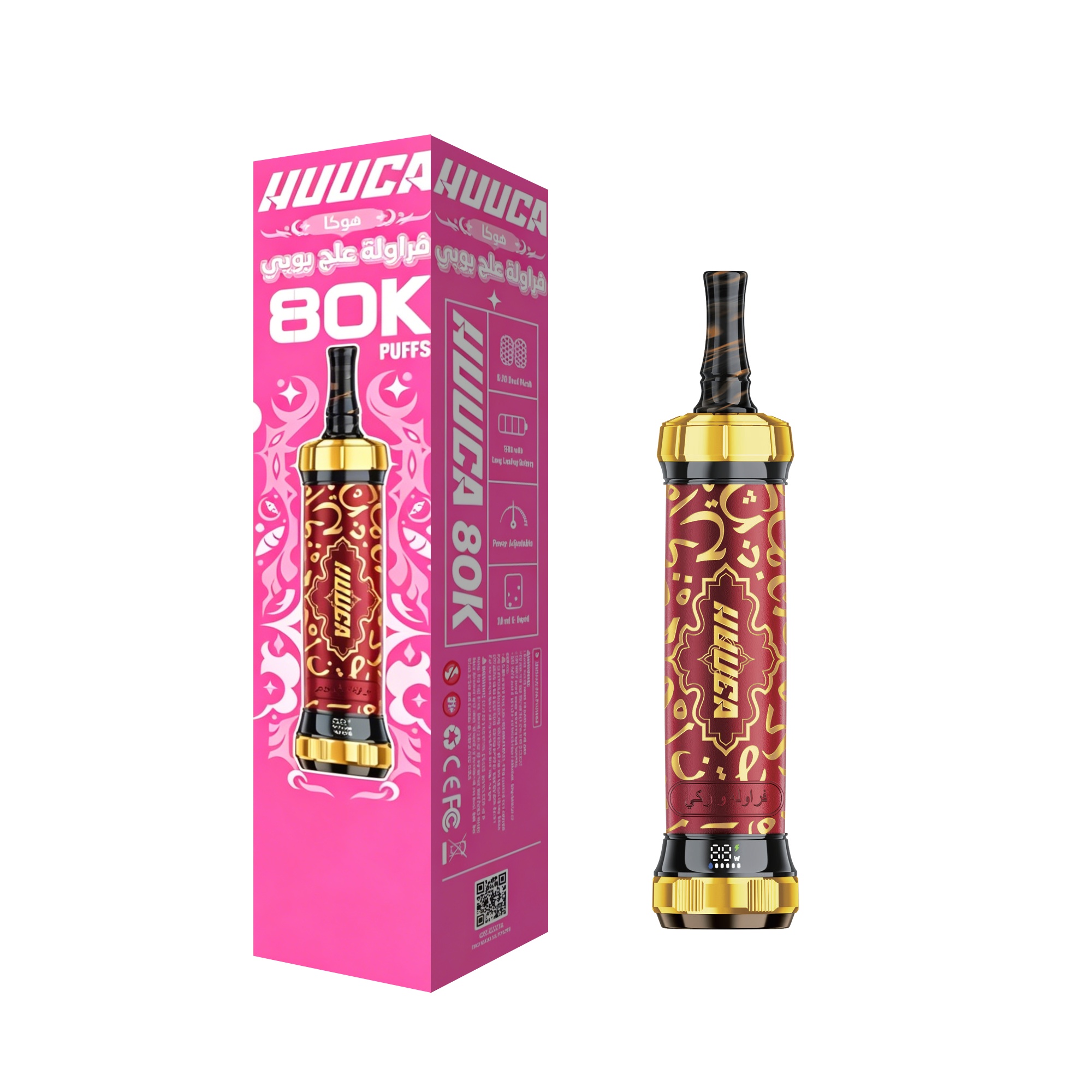 HUUCA 80K 3mg DTL Disposable Vape