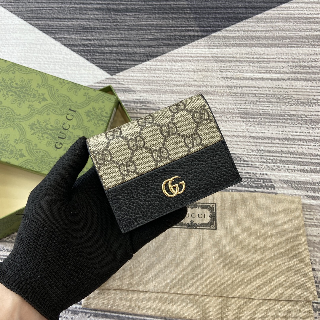 Gucci GG Marmont card case wallet 658610