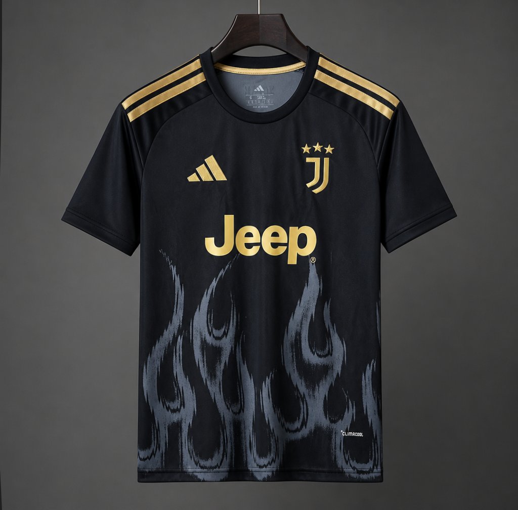 26/27 Juventus Third Black Jersey S-4XL - musan