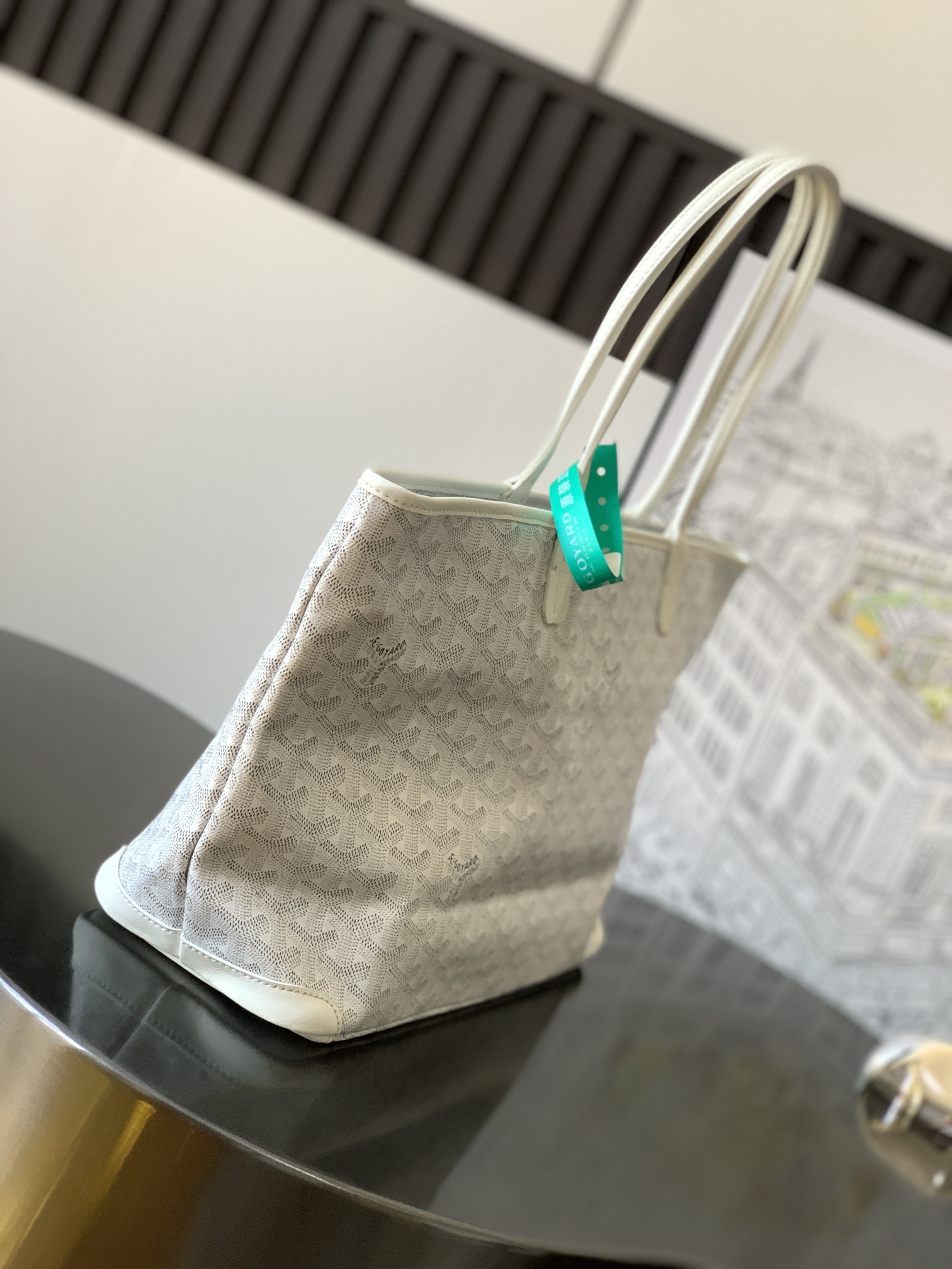 Goyard Artois PM Bag in White