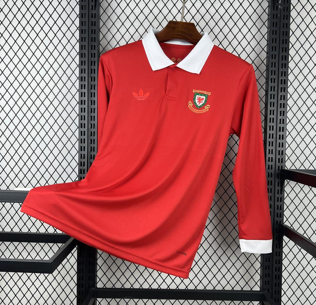 2026 Mens Wales 150th Anniversary Long Sleeve Jersey S-4XL