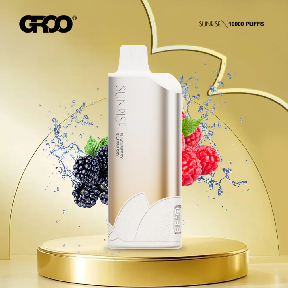 GROO SUNRISE 10K Disposable Vape – Blackberry Raspberry - Vaba Vape-Shop