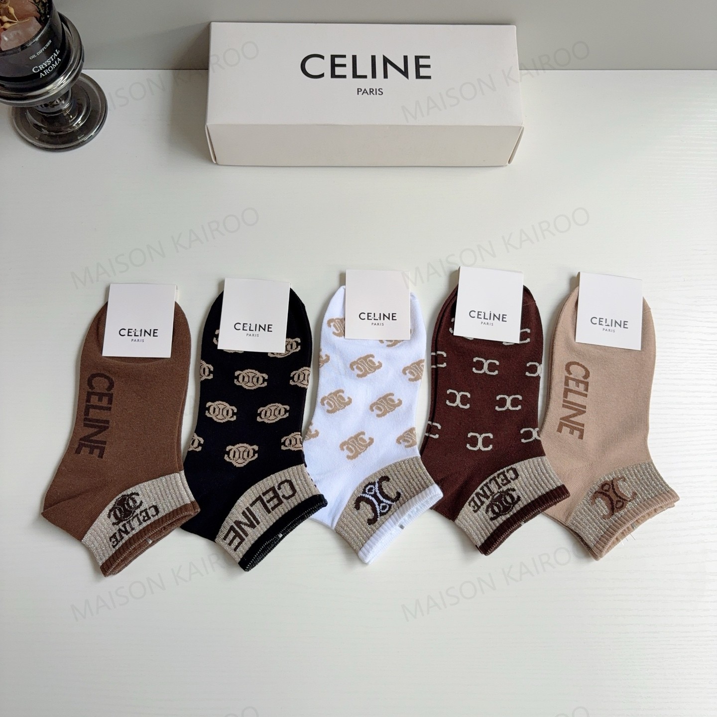 Celine Socks 5-Pack - KAIROO