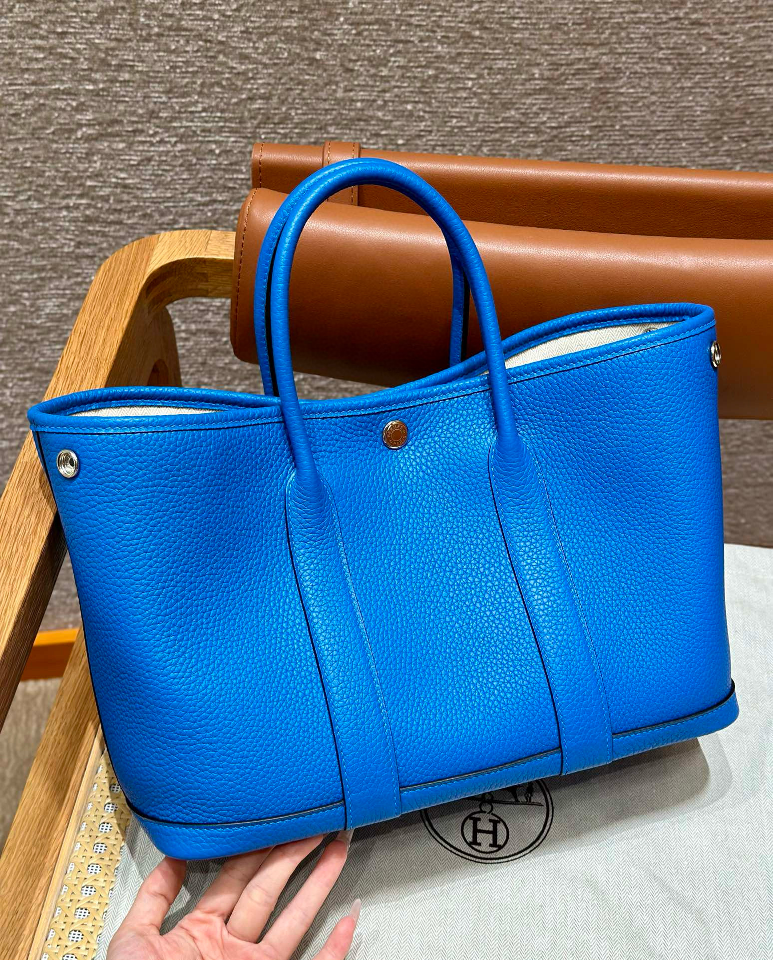 Hermes Blue Hydra Negonda Garden Party 30 TPM