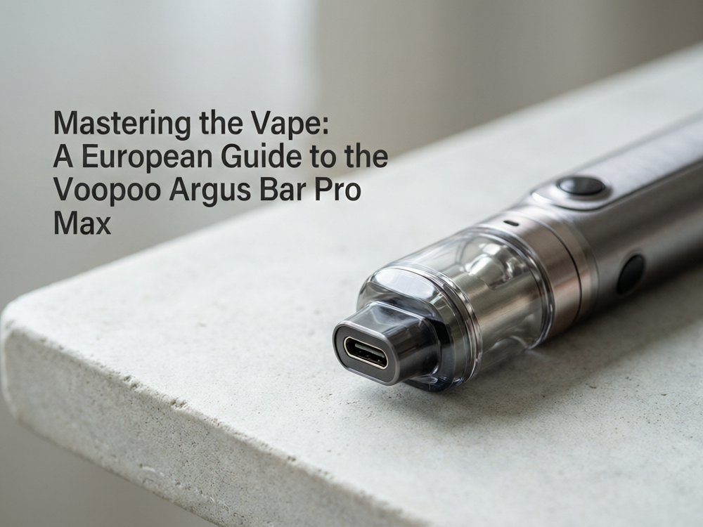 Mastering the Vape: A European Guide to the Voopoo Argus Bar Pro Max