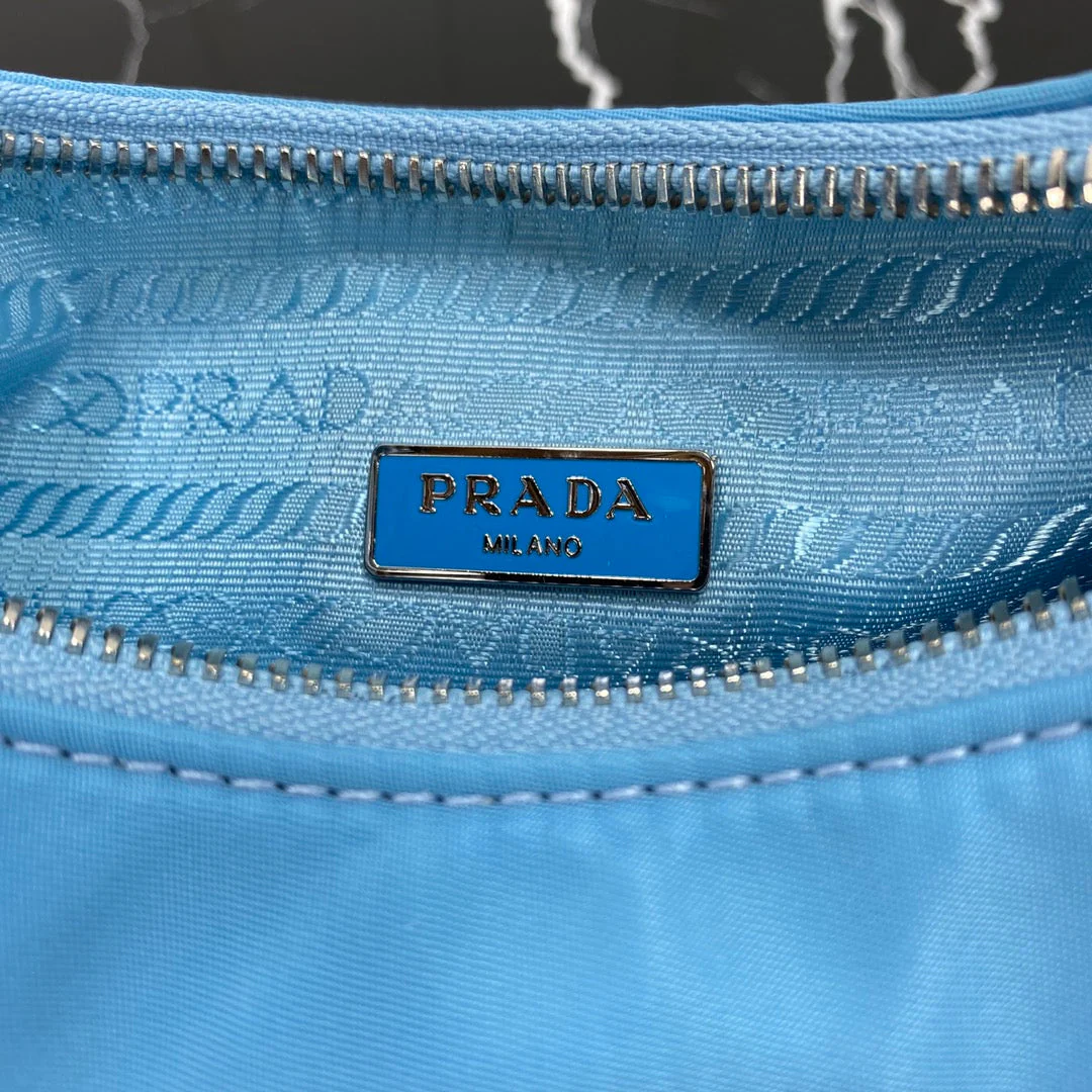 Prada HOBO 22 BAG IN SAPPHIRE BLUE RE-NYLON