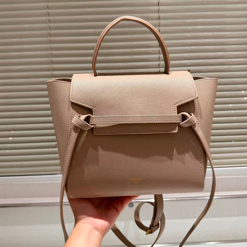 CELINE Grained Calfskin Micro  Bag