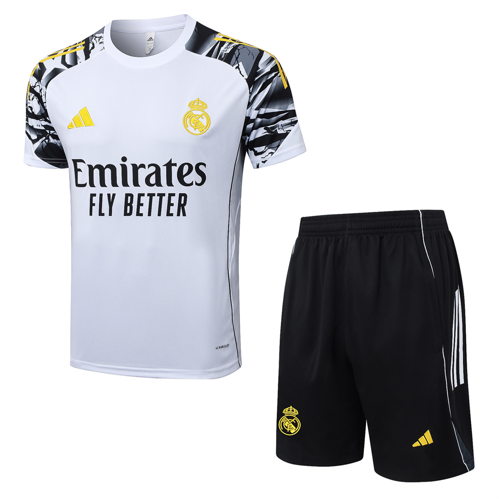 Real Madrid Training Short sleeve Suit 25/26 | Soc Jersey - Premium Football Jersey
