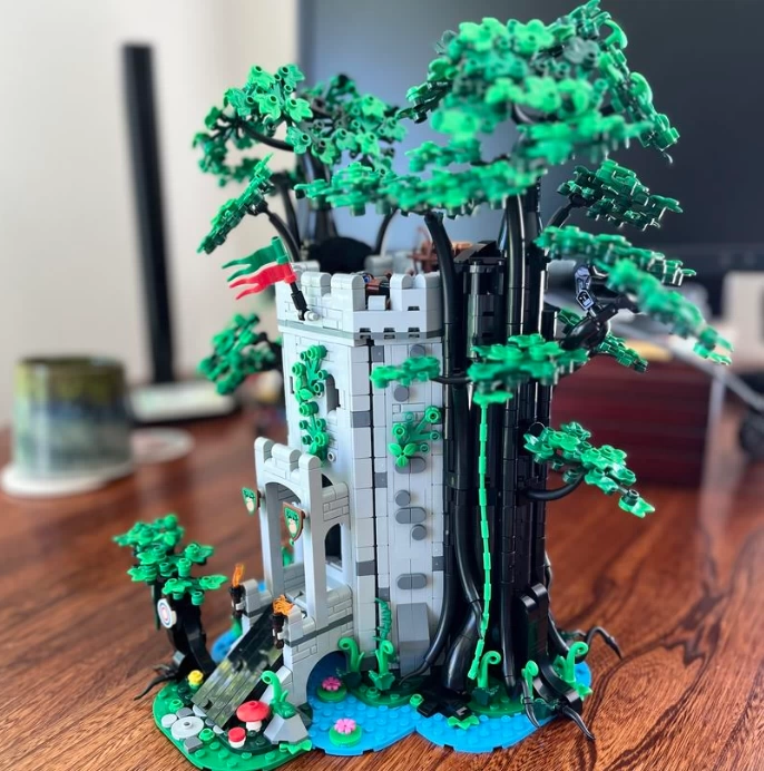 MOC 214066 - Forestmen River's Fortress