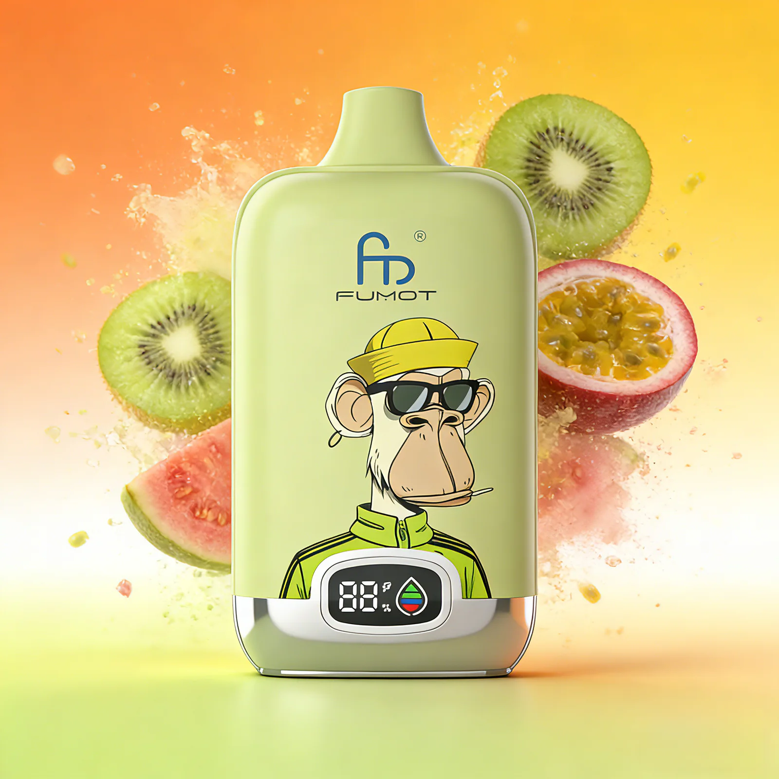 FUMOT Digital Box 12K Disposable Vape – Kiwi Passion Fruit Guava - Vaba Vape-Shop