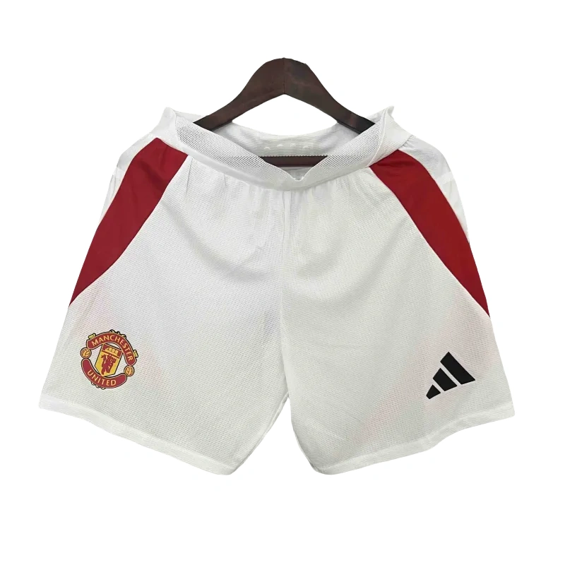 24-25 Manchester United Home Soccer Shorts