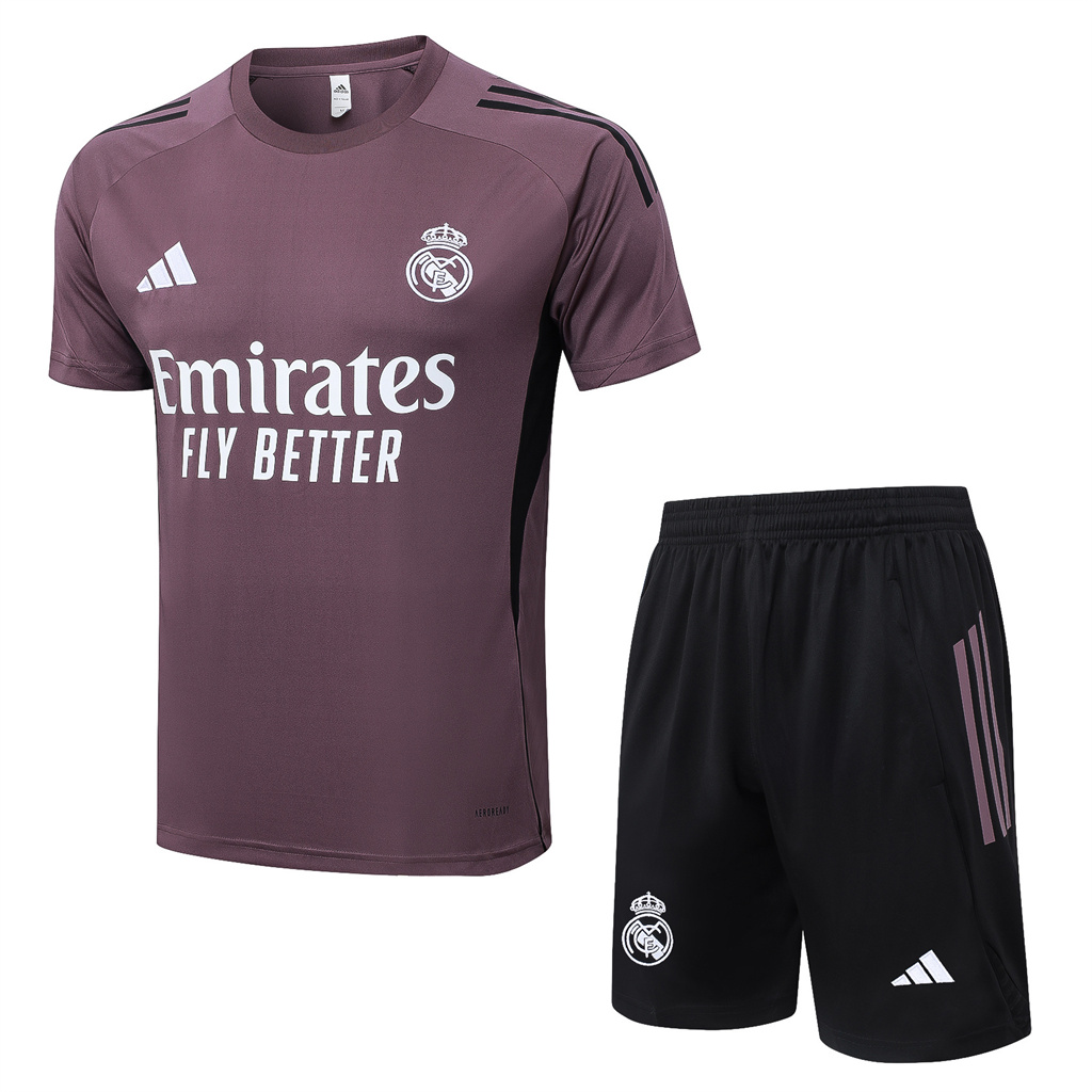 Real Madrid Training Short sleeve Suit 25/26 | Soc Jersey - Premium Football Jersey