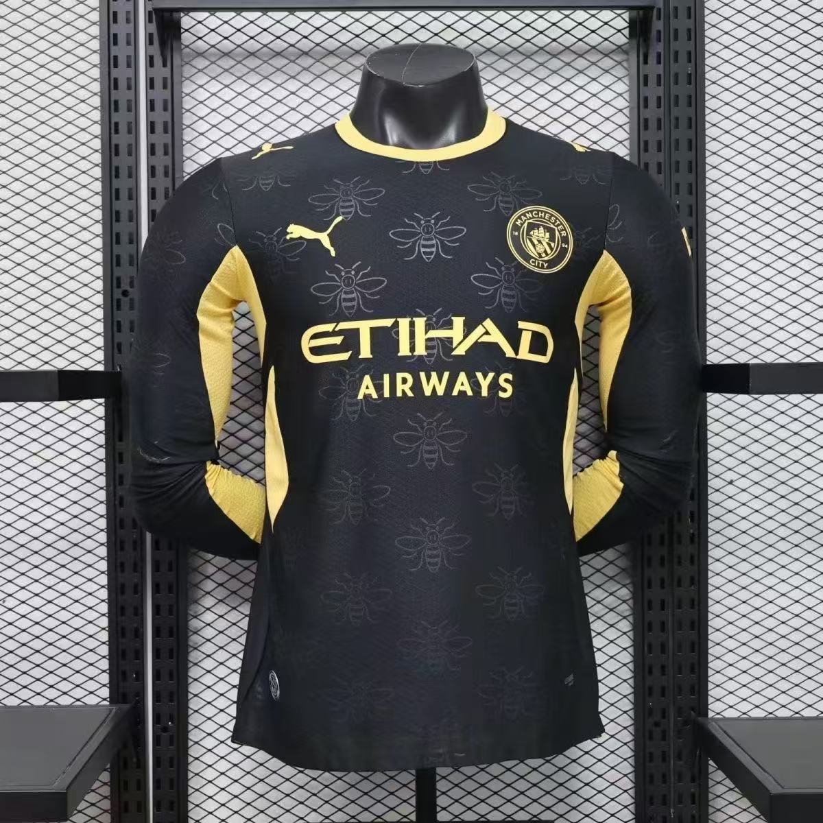 2026/27 Player Version Manchester City  Away Authentic Long Sleeves S-3XL - musan