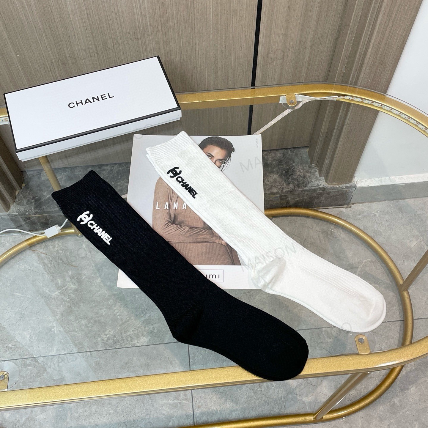 Chanel Socks 2-Pack - KAIROO