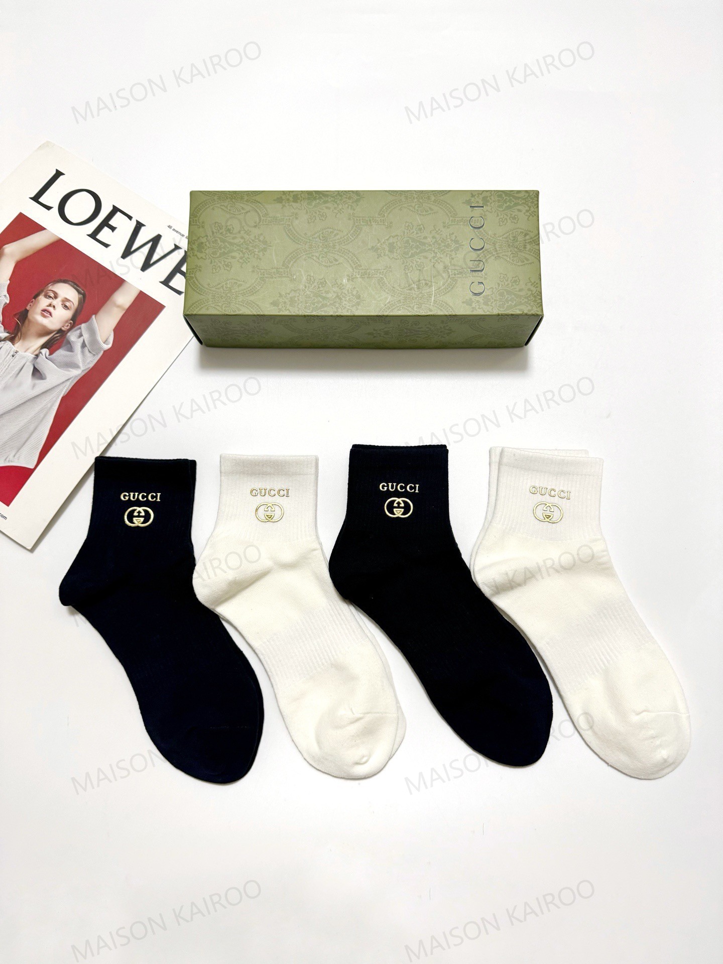 Gucci Socks 4-Pack - KAIROO