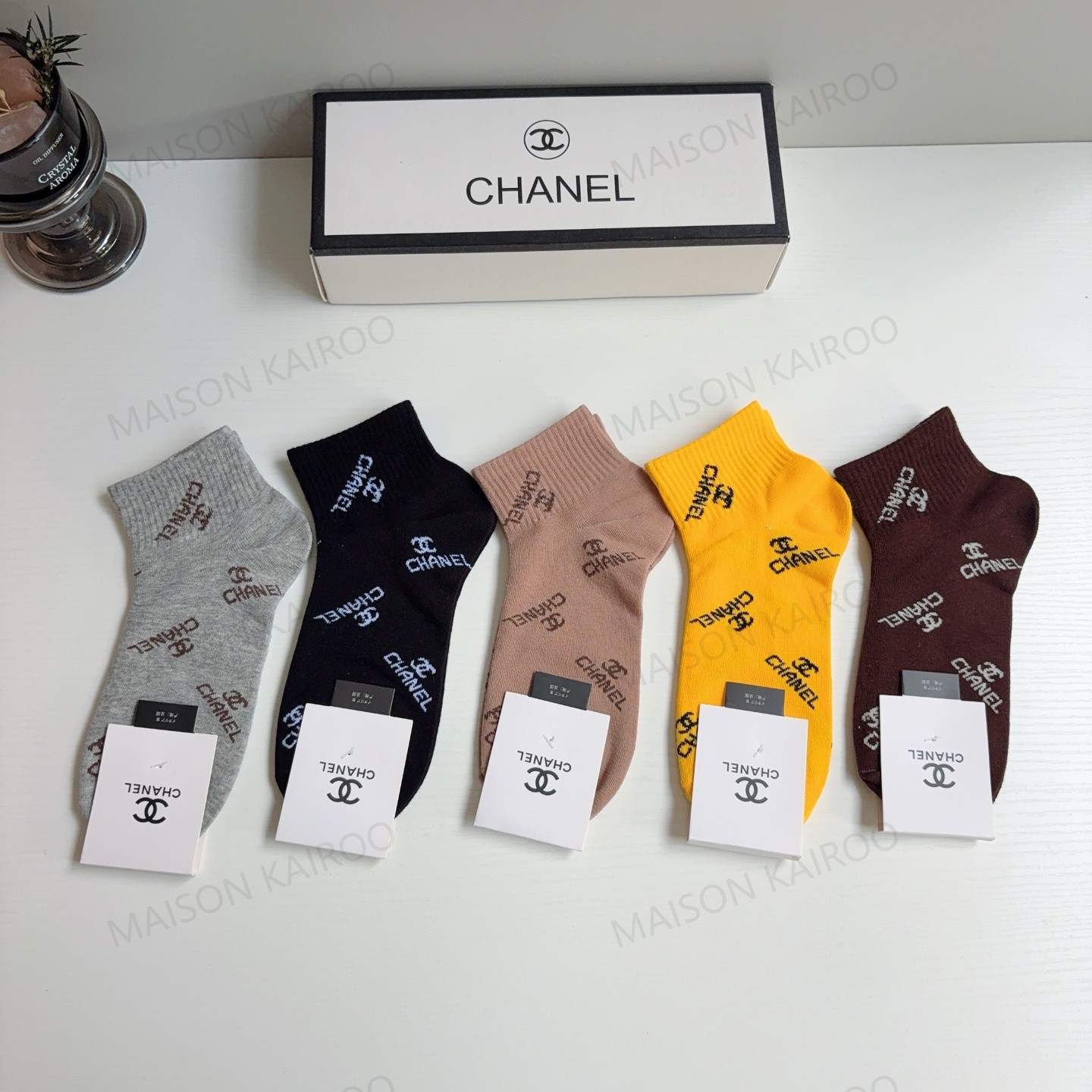 Chanel Socks 5-Pack - KAIROO