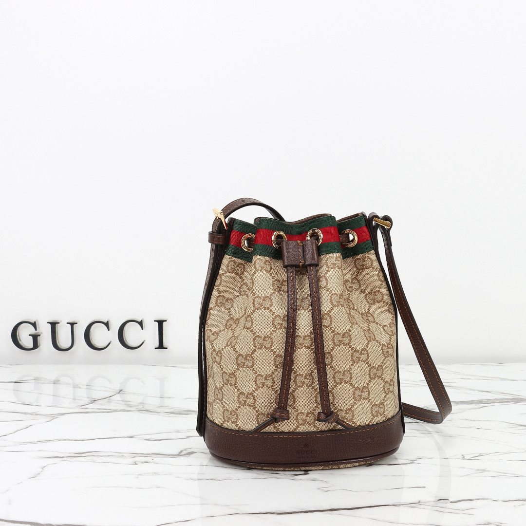 Gucci new canvas bucket bag bucket bag