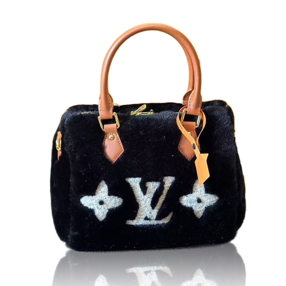 Louis Vuitton LV wool lamb bag (Mirror Quality)