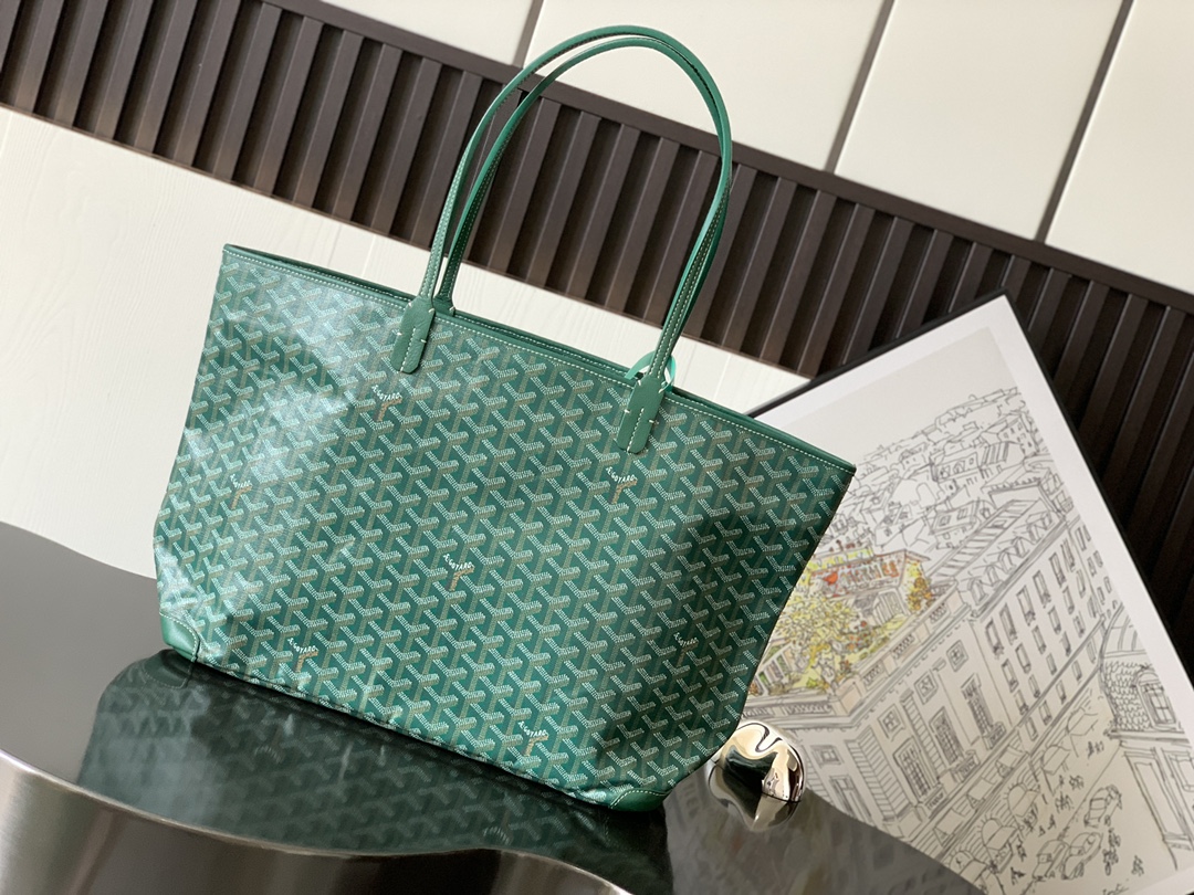 Goyard Artois MM Tote in Green