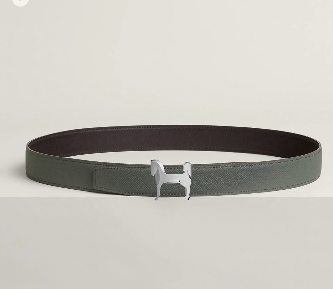 Hermes Panache Reversible Leather Belt 32mm