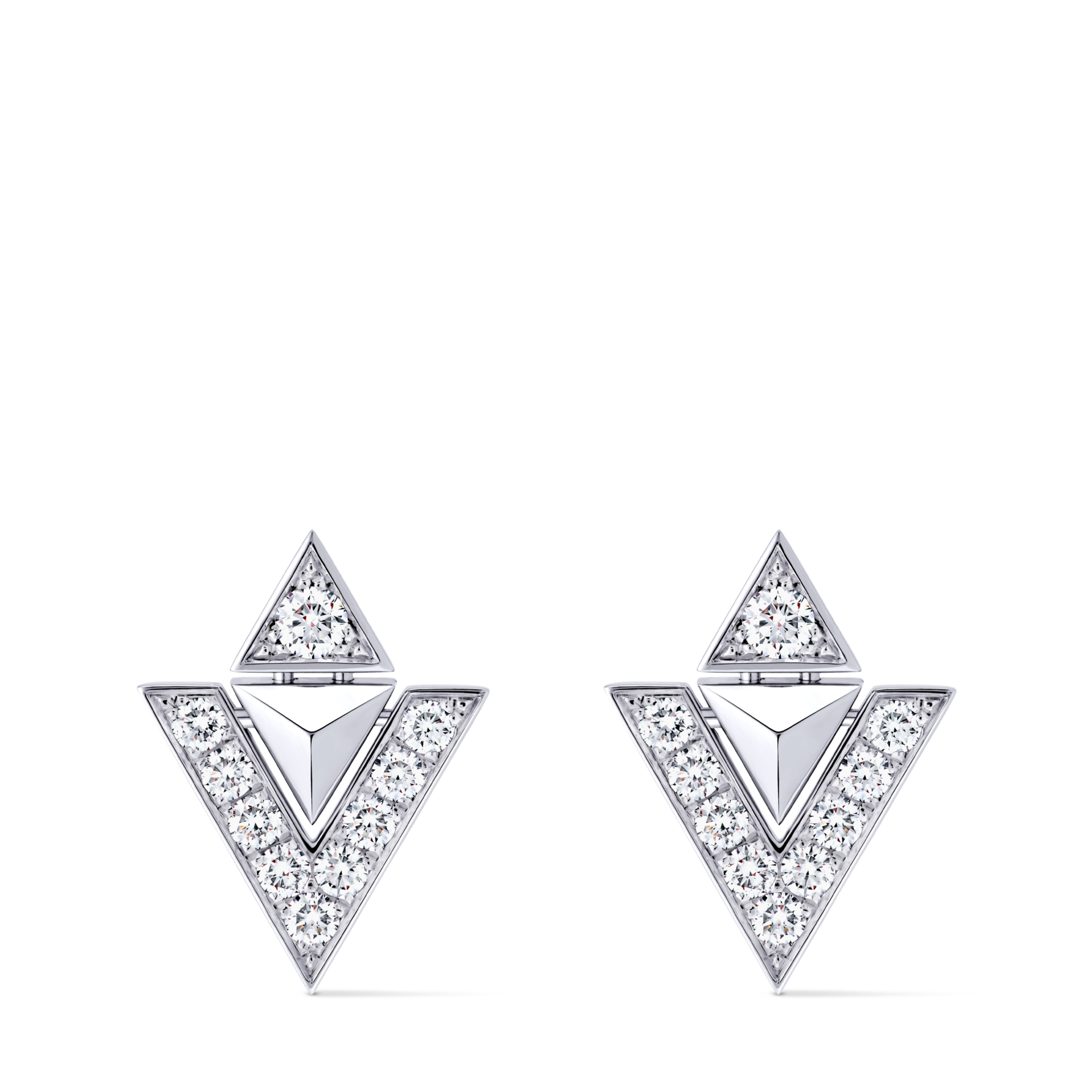 ピアス ピュア V (ホワイトゴールド×ダイヤモンド)