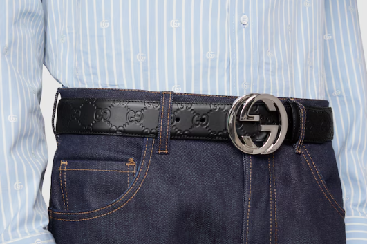 Gucci Belt with Interlocking G buckle 4cm