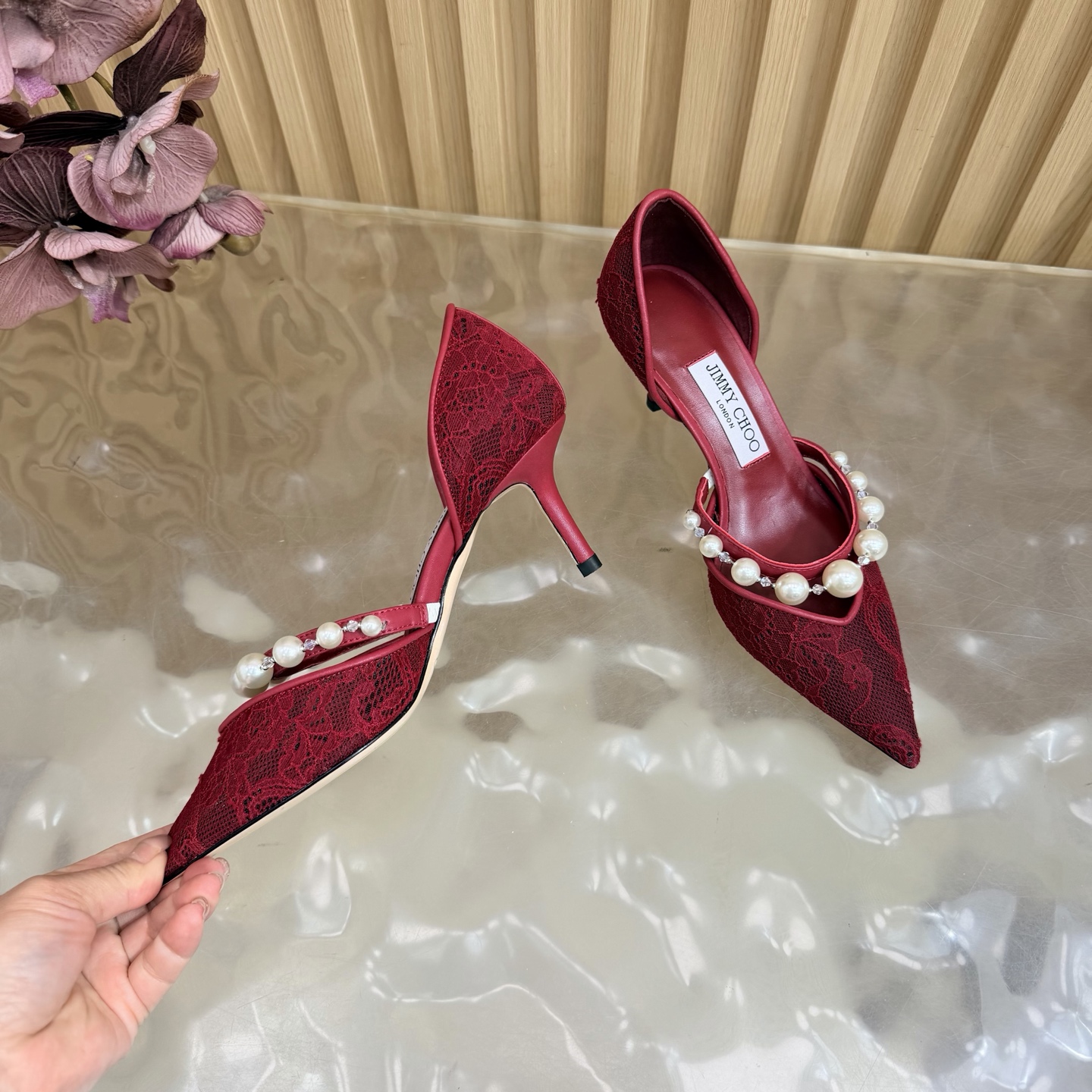 Jimmy Choo Lace Pump