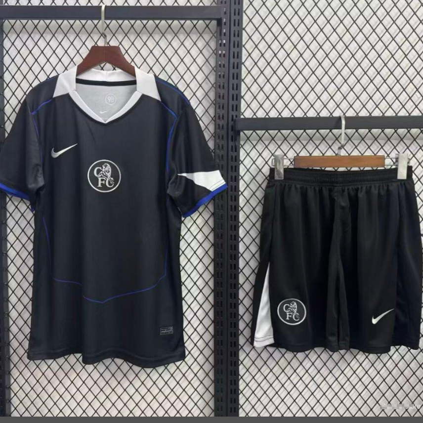 25/26 Kids Chelsea Third Black Jersey 16-28